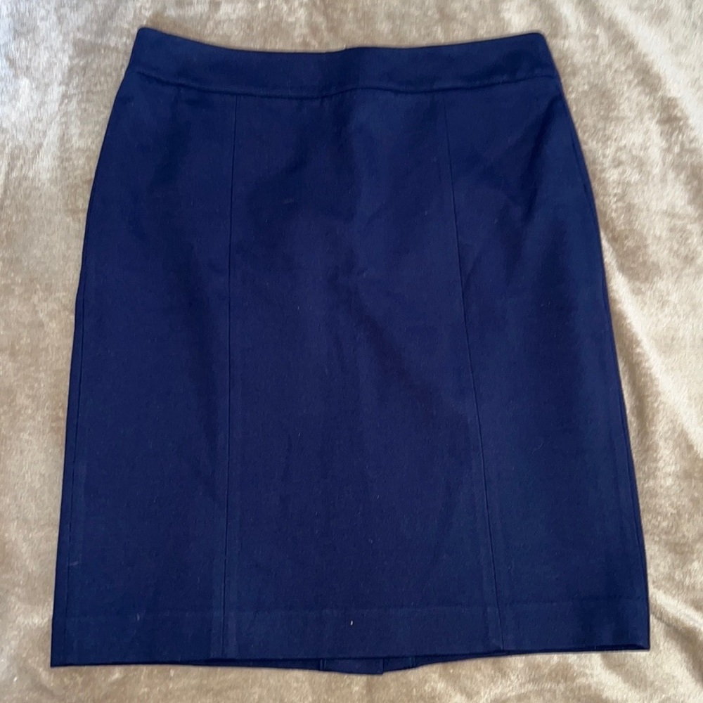 Talbots Navy Pencil Skirt